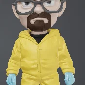 Mô hình 3D nhân vật Breaking Bad (Walter White & Jesse)