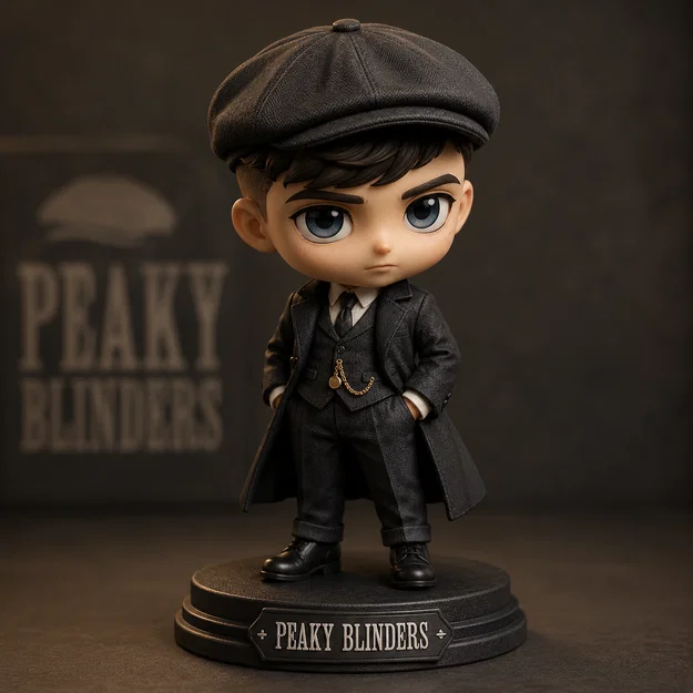 Mô hình 3D Chibi Peaky Blinders ấn tượng cho fan bộ phim kinh điển - Image 1
