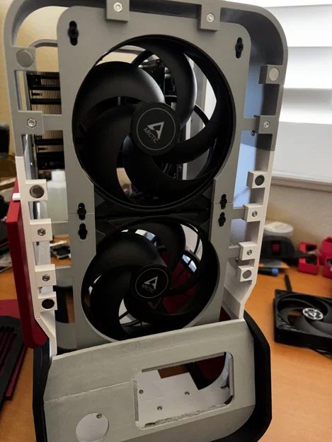 Ngàm gắn quạt 140mm cho case Makeyo MK01 - Image 1