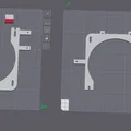 Ngàm gắn quạt 140mm cho case Makeyo MK01 - Thumbnail 2