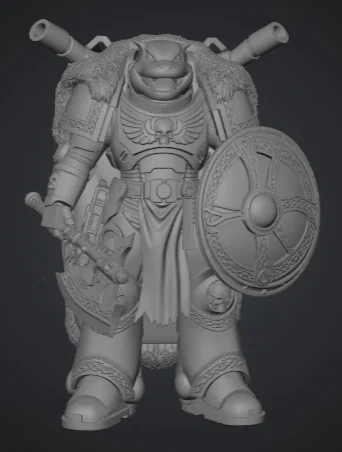 Mô hình Space Marine lai Blastoise độc đáo cho game tabletop - Image 1