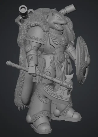 Mô hình Space Marine lai Blastoise độc đáo cho game tabletop - Image 3