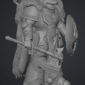 Mô hình Space Marine lai Blastoise độc đáo cho game tabletop