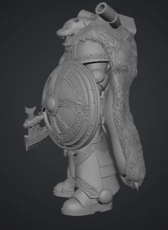 Mô hình Space Marine lai Blastoise độc đáo cho game tabletop - Image 4
