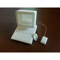 Mô hình Apple IIc thu nhỏ (1/4 scale) - Đồ chơi công nghệ Retro - Thumbnail 1