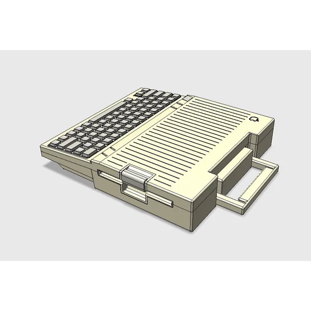 Mô hình Apple IIc thu nhỏ (1/4 scale) - Đồ chơi công nghệ Retro - Image 3