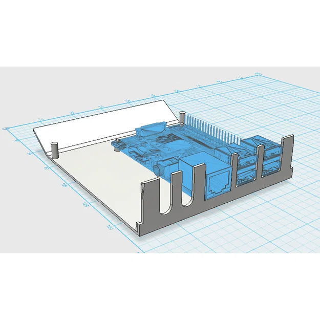 Đế vỏ case phong cách Apple II cho Raspberry Pi B+ và Pi 2 - Image 2