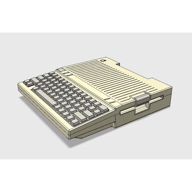 Mô hình máy tính Apple IIc cổ điển tỉ lệ 1:4 (File in 3D) - Image 4
