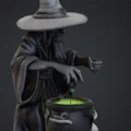 Mô hình phù thủy (Wizard) pha chế phép thuật 3D cho D&D - Thumbnail 1