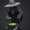 Mô hình phù thủy (Wizard) pha chế phép thuật 3D cho D&D - Thumbnail 2