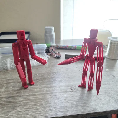 Magbot: Figure Nam Châm In 3D (5x2) Có Thể Tạo Dáng