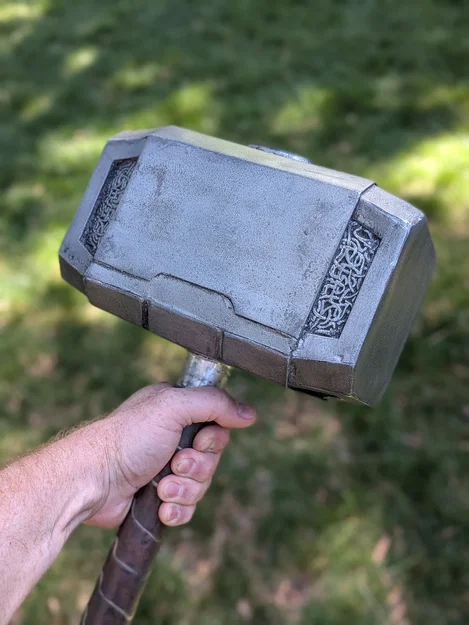 Bộ họa tiết Celtic & Rune 3D cho búa Mjolnir Thor Cosplay - Image 1