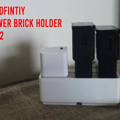 Khay Gridfinity đựng Power Brick (Sạc Điện Thoại) 1x2