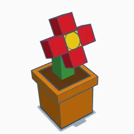 Mô hình hoa Low Poly trang trí để bàn cực đẹp