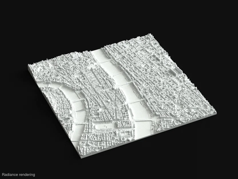 Lyon từ LiDAR (Mô hình bản đồ 3D) - Image 1