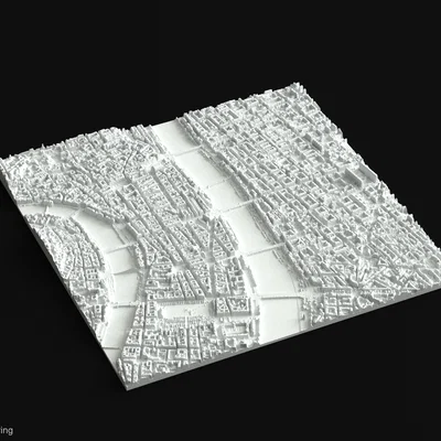 Lyon từ LiDAR (Mô hình bản đồ 3D)