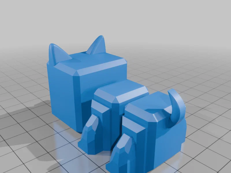 Mô Hình Chú Sói Con Articulated Cute Wolf Dễ Thương Dễ In 3D - Image 1