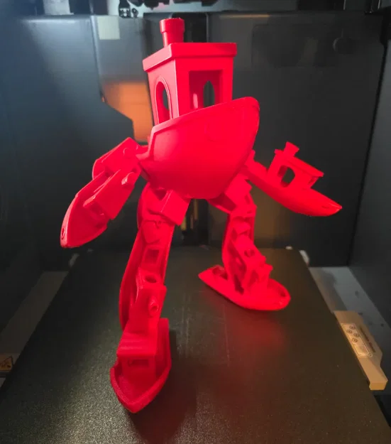 Mô hình Robot Benchy độc đáo: Tác phẩm sáng tạo từ chiếc thuyền 3D - Image 2