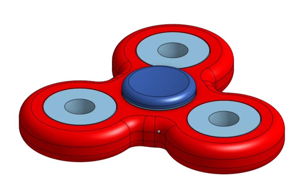 Mô hình 3D Fidget Spinner - Đồ chơi xả stress đơn giản - Image 1