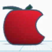 Mô hình logo quả táo 3D trang trí bàn làm việc độc đáo