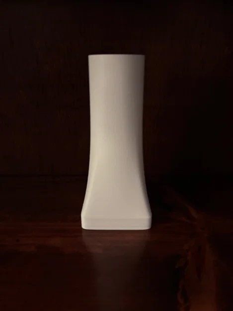 Bình hoa cao chuyển dạng Từ Vuông Sang Tròn (Square to Round Tall Vase) - Image 1