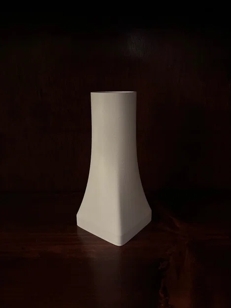 Bình hoa cao chuyển dạng Từ Vuông Sang Tròn (Square to Round Tall Vase) - Image 2