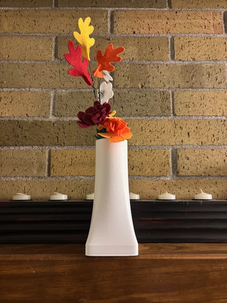 Bình hoa cao chuyển dạng Từ Vuông Sang Tròn (Square to Round Tall Vase) - Image 3