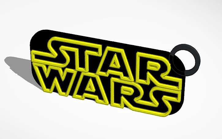 Móc khóa Star Wars 3D - Phụ kiện độc đáo cho fan hâm mộ - Image 1