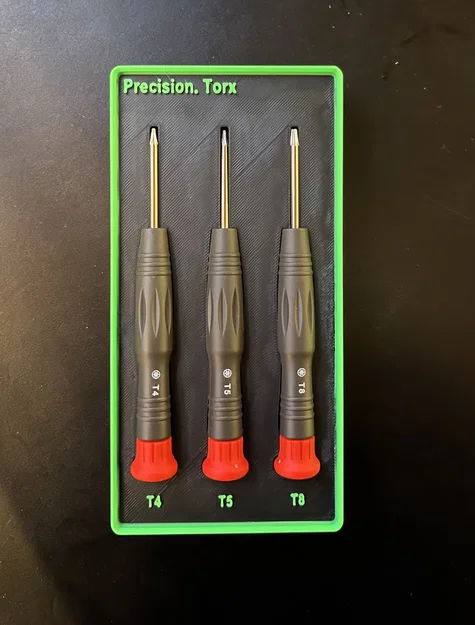 Khay Gridfinity giữ tua vít Torx precision (3 món) - Image 1