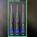 Khay Gridfinity giữ tua vít Precision Phillips (3 món) - Thumbnail 1