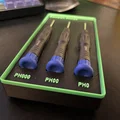 Khay Gridfinity giữ tua vít Precision Phillips (3 món) - Thumbnail 2