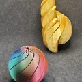 Mô hình quả cầu xoay giải trí Twisty Fidget Ball in 3D - Thumbnail 2