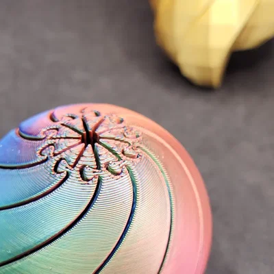 Mô hình quả cầu xoay giải trí Twisty Fidget Ball in 3D