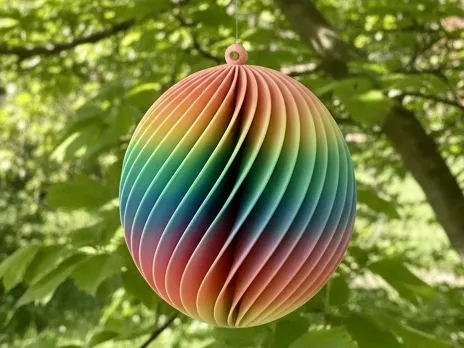 Mẫu trang trí Wind Chime xoắn ốc treo cực đẹp bằng in 3D - Image 1