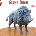 Giant Boar Standing - MGM Print-Ready Mini - Thumbnail 1