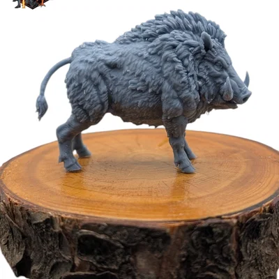 Giant Boar Standing - MGM Print-Ready Mini