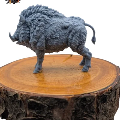 Giant Boar Standing - MGM Print-Ready Mini