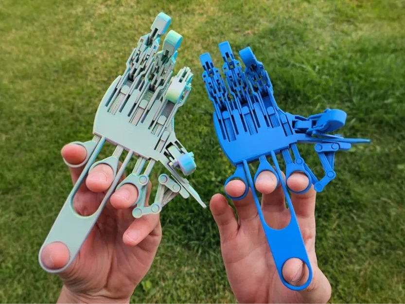 Bàn tay cơ khí (Mechanical Hand) in 3D - Đồ chơi fidget độc đáo - Image 1