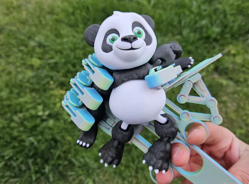 Bàn tay cơ khí (Mechanical Hand) in 3D - Đồ chơi fidget độc đáo - Image 3