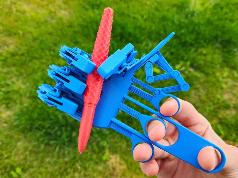 Bàn tay cơ khí (Mechanical Hand) in 3D - Đồ chơi fidget độc đáo - Image 4