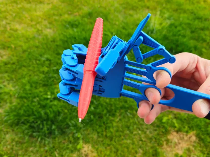 Bàn tay cơ khí (Mechanical Hand) in 3D - Đồ chơi fidget độc đáo - Image 5