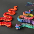 Mô hình rắn khớp nối 3D linh hoạt (Fidget Snake) cực chất - Thumbnail 4