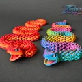 Mô hình rắn khớp nối 3D linh hoạt (Fidget Snake) cực chất - Thumbnail 5