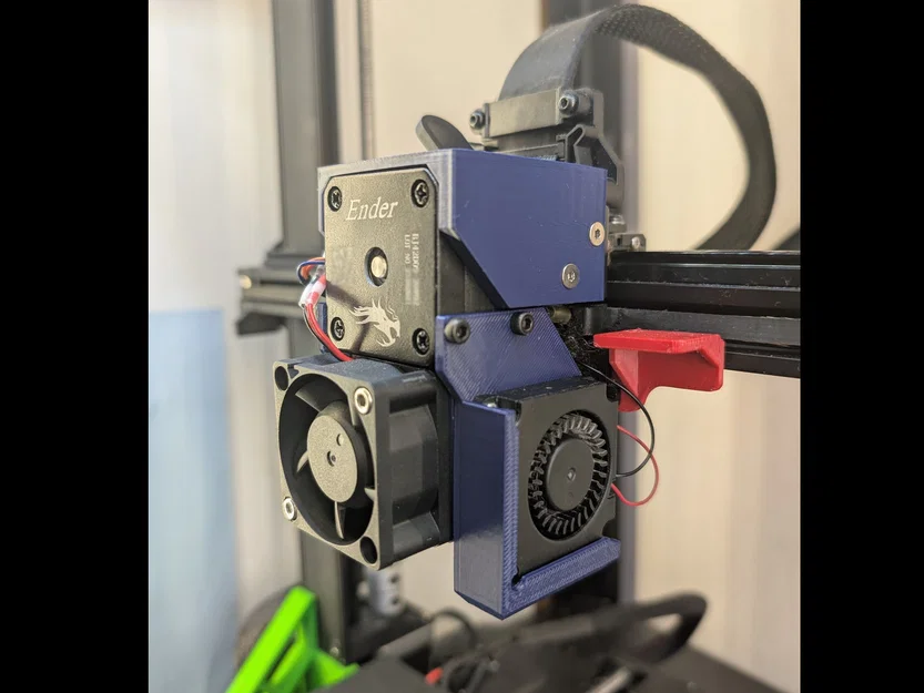 Ốp quạt Ender 3 V3 KE cho quạt 4010/4020 - Image 1