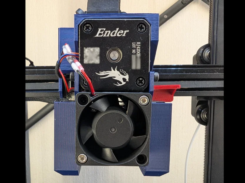 Ốp quạt Ender 3 V3 KE cho quạt 4010/4020 - Image 2