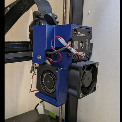Ốp quạt Ender 3 V3 KE cho quạt 4010/4020