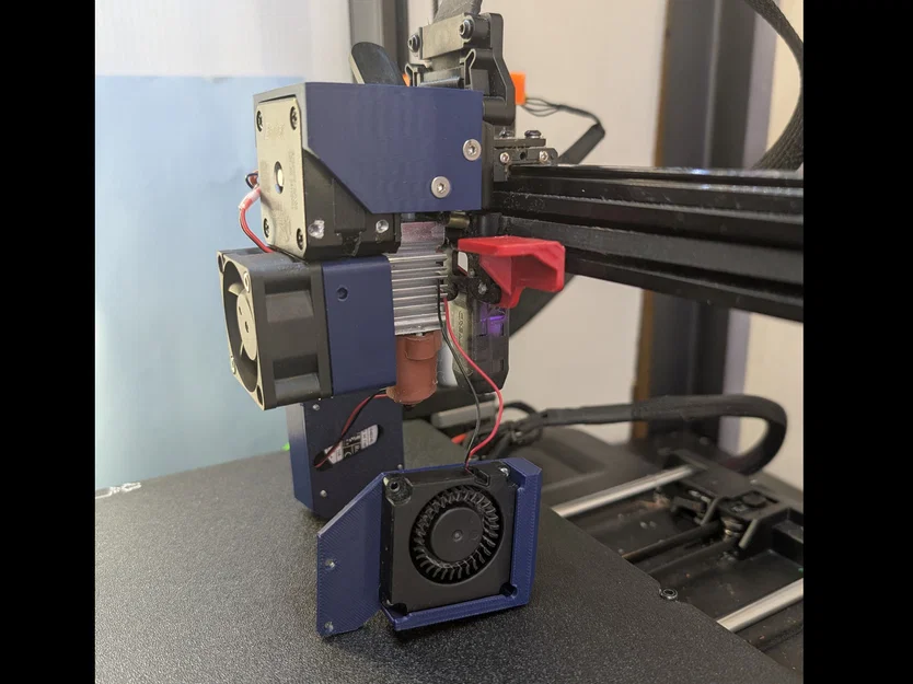 Ốp quạt Ender 3 V3 KE cho quạt 4010/4020 - Image 4