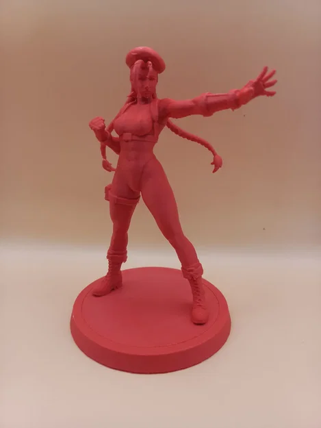 Tượng Cammy White (Street Fighter) – Figurine in 3D - Image 2