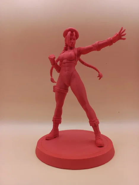 Tượng Cammy White (Street Fighter) – Figurine in 3D - Image 3