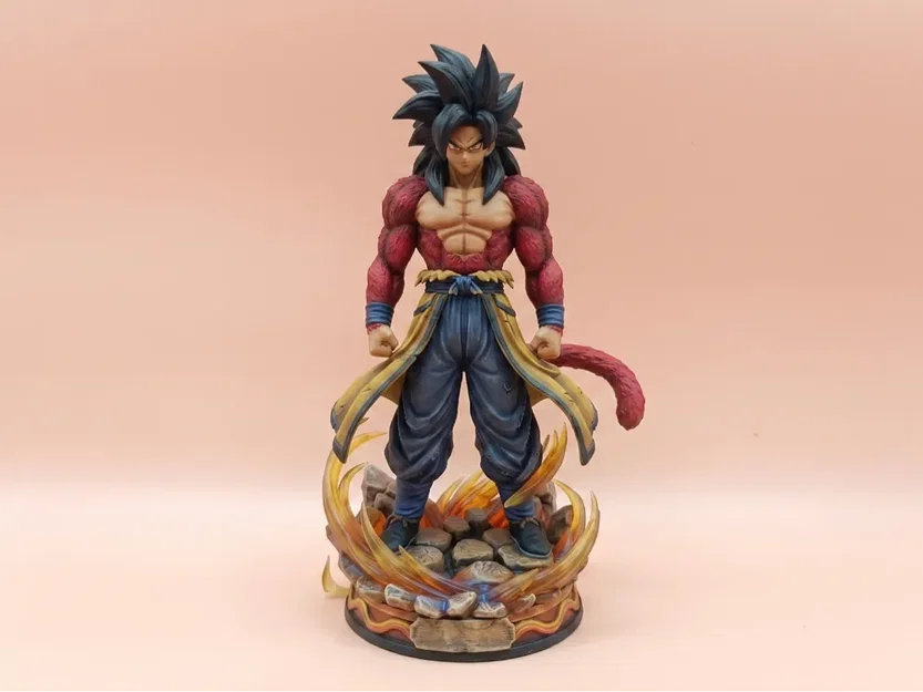 Tượng Goku SSJ4 (Figurine) để in 3D - Image 1